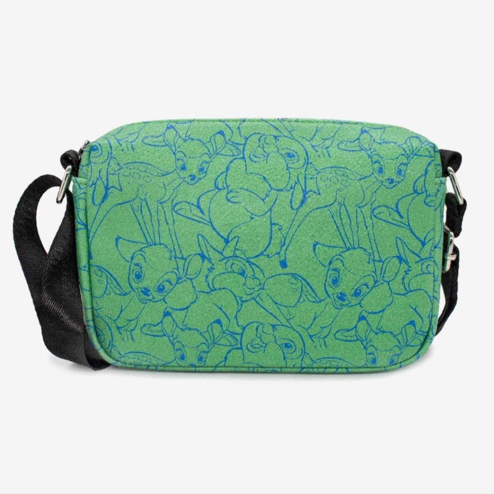 Disney Bambi & Thumper Outline Poses Stacked Crossbody Bag by Buckle-Down w Pen - Picture 3 of 6